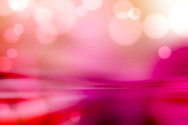 motion blur fond abstrait rose rouge avec bokeh - fuchsia photos et images de collection