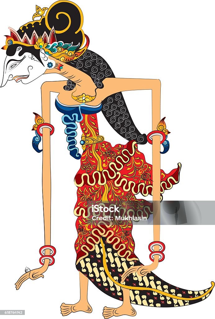 Wayang Kulit Dewi Sinta - Bebas Royalti Wayang vektor stok Wayang Kulit Dewi Sinta - Bebas Royalti Wayang vektor stok
