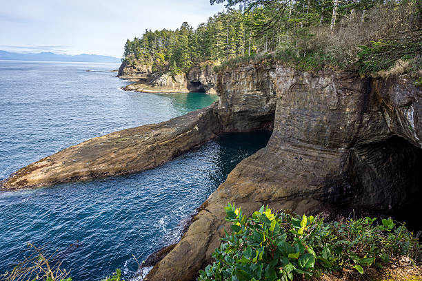 istock Beautiful rock over the sea. 618765326