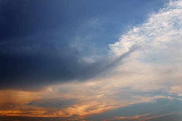 istock blue sky in sunset beautiful nature 618828616