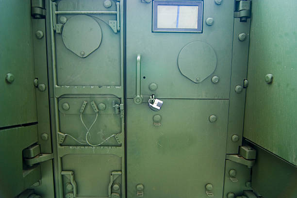 istock Military armed vehicle door 618829976