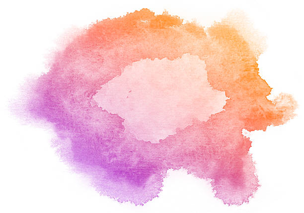istock Abstract purple watercolor background. 618832070
