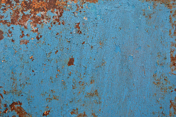 istock blue abstract grunge background, old metal background 618832314