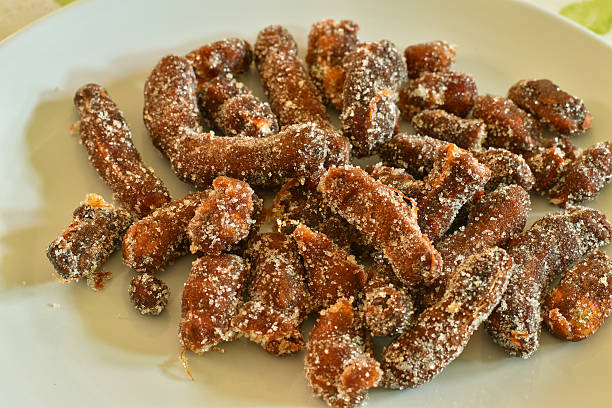 istock tamarind mixed with granulated sugar, salt and chili 618833048