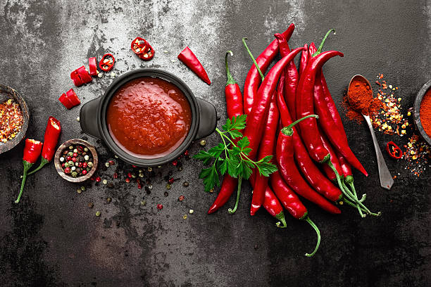 istock spicy chili sauce, ketchup 618836126