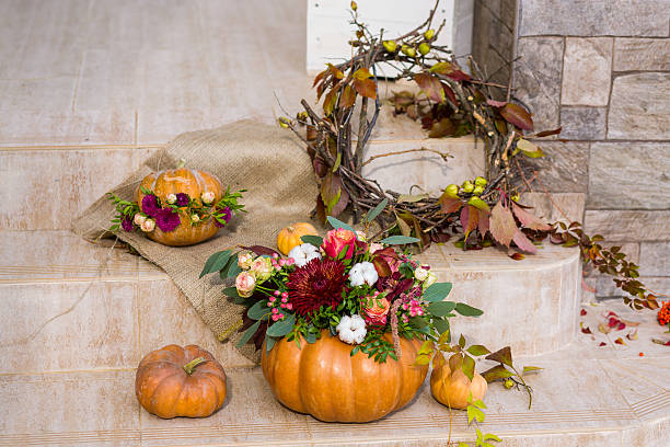 istock Lovely autumn decor 618836692