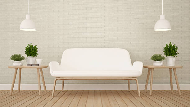 istock living room or coffee shop - 3D Rendering 618836818