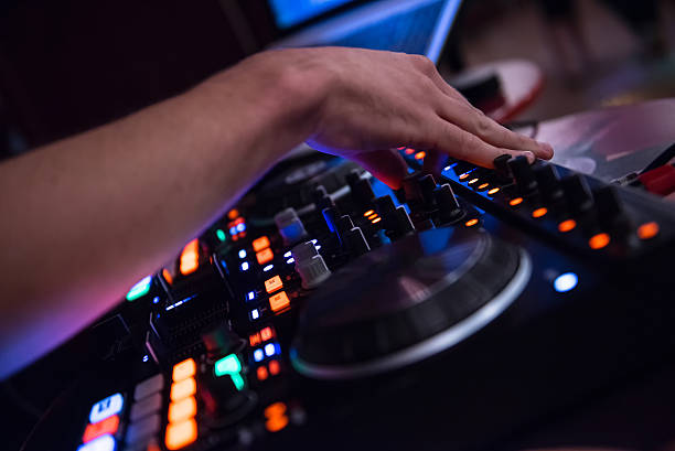 istock DJ hands on the remote. nightclub 618837086