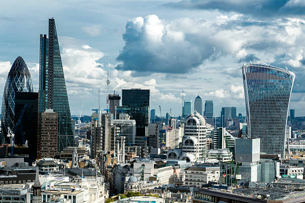 istock Office Buildings in London, England 618837972