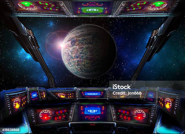 Planet G Stockfoto und mehr Bilder von Cockpit - Cockpit, Raumschiff, Space Shuttle