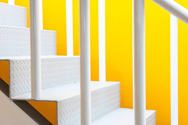 istock Steel stairway 618840942