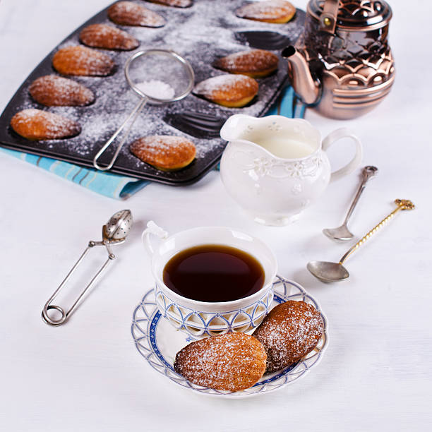 Homemade biscuits madeleines