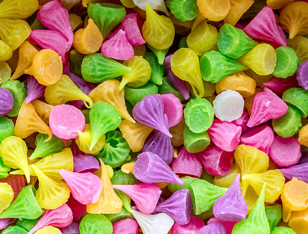 istock Colorful of  crispy sticky dumpling or a-Lua for background 618843620