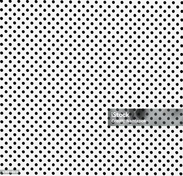 White Dot Pattern Steel Partition For Background Stock Photo - Download Image Now - Polka Dot, White Color, Spotted