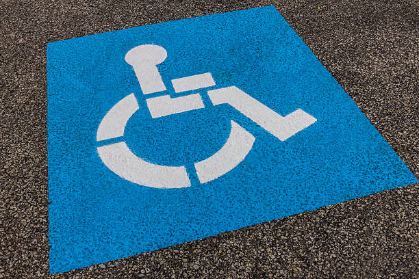 istock Universal Sign for Handicap Parking Spot I 618853648