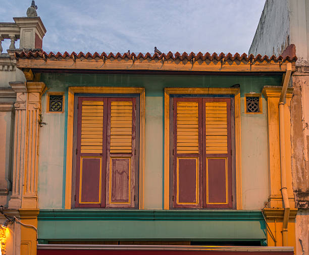 istock Windows and balconies in colonial architecture in Singapore - 6 618858188