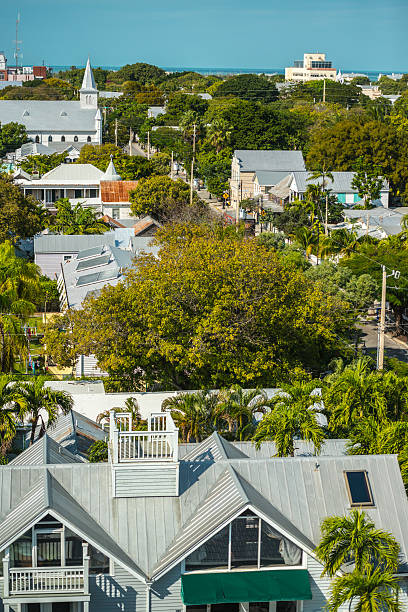 istock Key West from above, Florida, USA 618860522