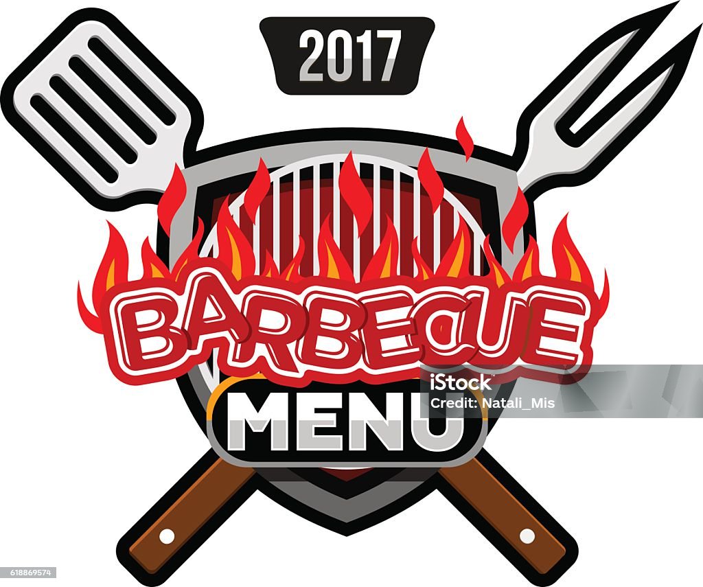 Barbecue Menu Design Graphics Barbecue Menu Logo Menu Template Design Stock Illustration - Download ...