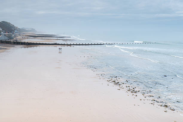 miles de plage. - north norfolk photos et images de collection