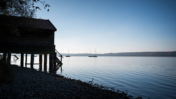 Autumn day at the  Ammersee Bavaria