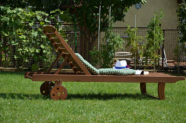istock Easy Chair in a Garden 618936862