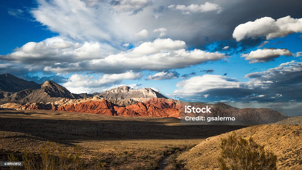 Red Rock Canyon Overlook View of Red Rock Canyon, Las Vegas, Nevada Nevada Stock Photo