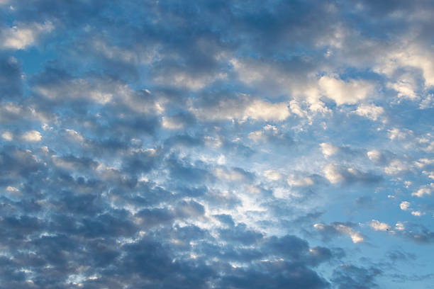 Blue cloudy sky stock photo