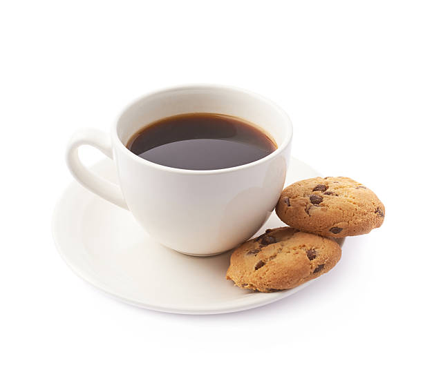 istock Cup of coffee and cookies composition 618944208