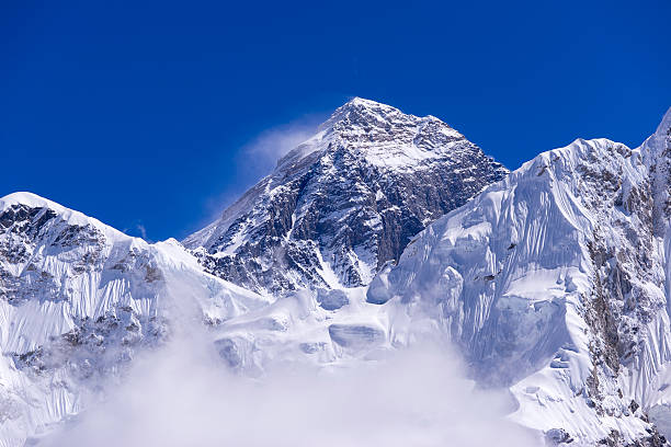 istock closed up view of Everest from Gorak Shep. 618951562