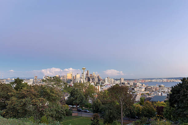 istock Seattle Washington City Skyline and Puget Sound View 618952800