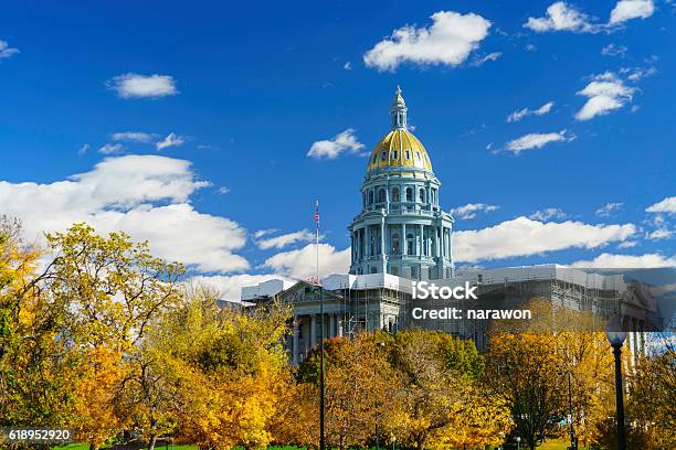 Colorado State Capitol Stock Photo - Download Image Now - Colorado, State Capitol Building, Denver