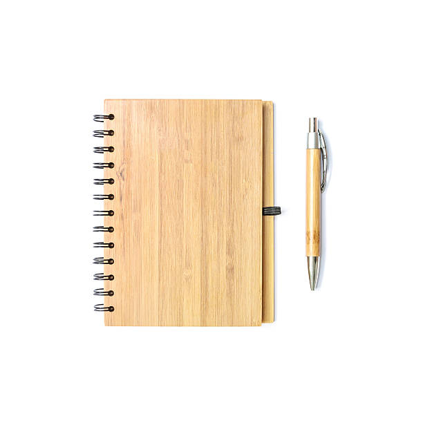 istock Closeup front of cover brown wooden note 618954980