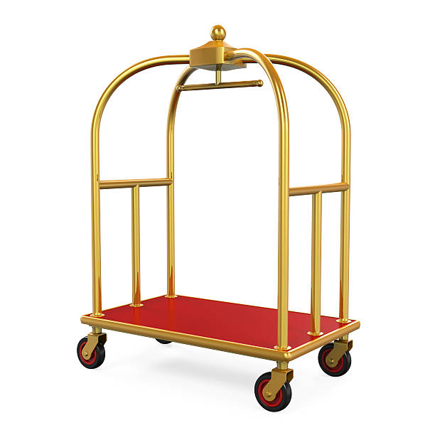 istock Hotel Luggage Trolley 618956438