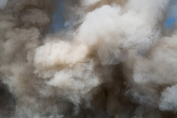 istock Smoke and Fog on Black Background 618967446