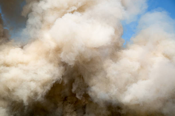 istock Smoke and Fog on Black Background 618967486