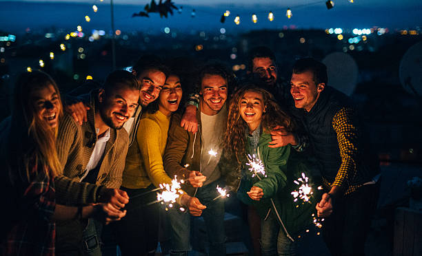 istock Celebratng on the roof 618970090