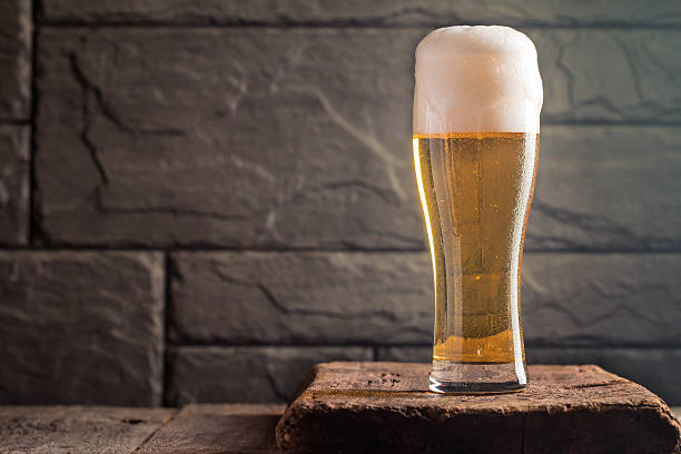 istock Glass of light beer 618970550