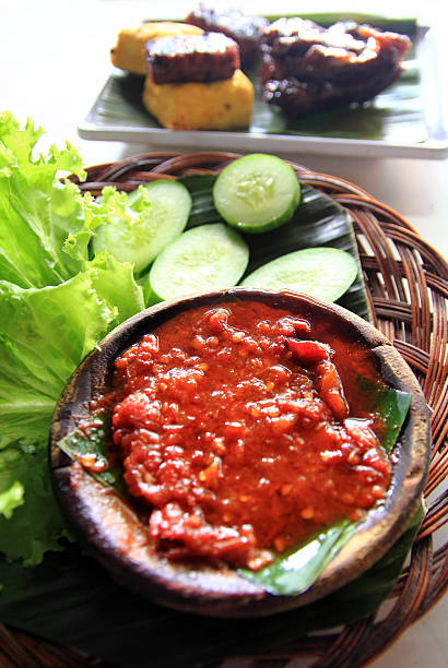 istock plates of Delicious food- local flavor 618972744