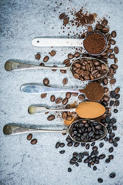 istock coffee beans roasted,instant and grinded coffee 618972854