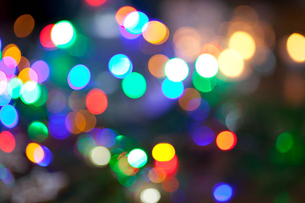istock Christmas Lights Background Stock Photo 618974550