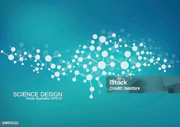 Struktur Von Dnamolekül Und Ein Weiteres Strukturelle Atom Chemische Verbindungen Stock Vektor Art und mehr Bilder von Vektor