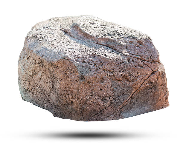Big rock isolated on white background. Big rock isolated on white background. Object with clipping path. boulder rock photos stock pictures, royalty-free photos & images