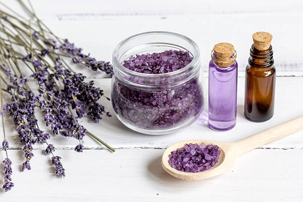 istock organic cosmetics with lavender on wooden background 618976712