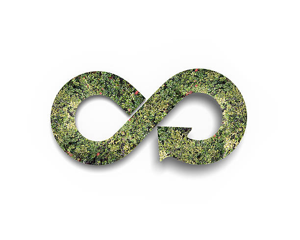 istock Green circular economy concept 619045844
