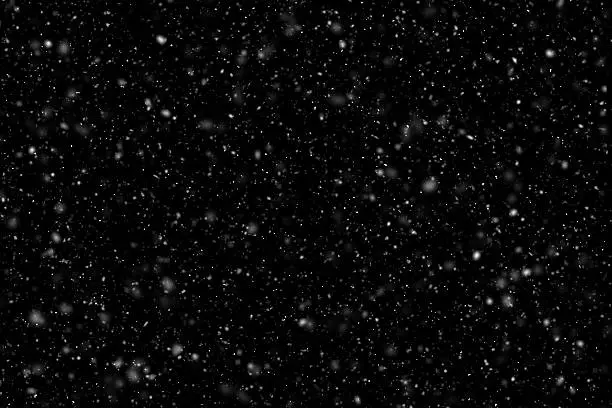 Image of falling snow. Use it over an picture in an image editor with the the layer set to 'screen' and snowing. Useful for designer.