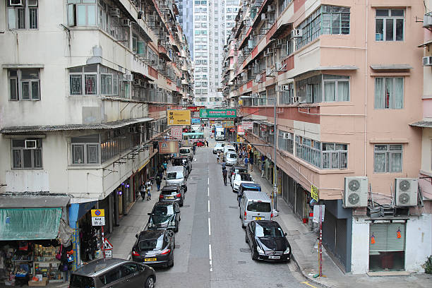 istock view of Hung Hom district. 619047654