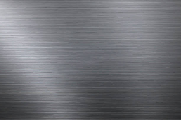 Brushed metal background Metal texture background can be used for design. With space for text. silver background stock illustrations