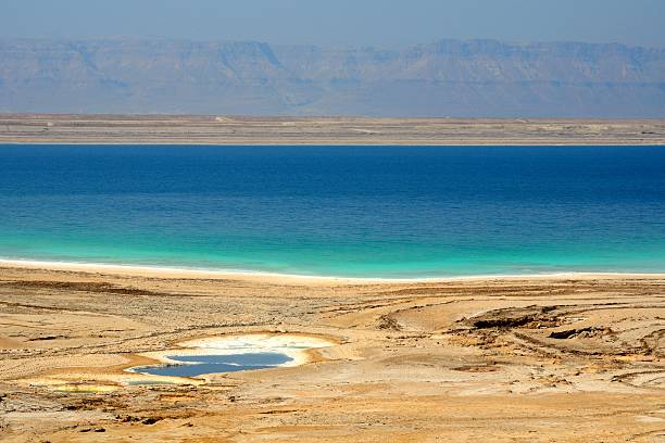 istock Palestine mountains across the Dead Sea, Jordan 619051596