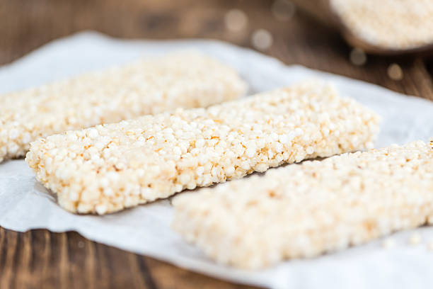 istock Quinoa Bars on a wooden table (selective focus) 619052886