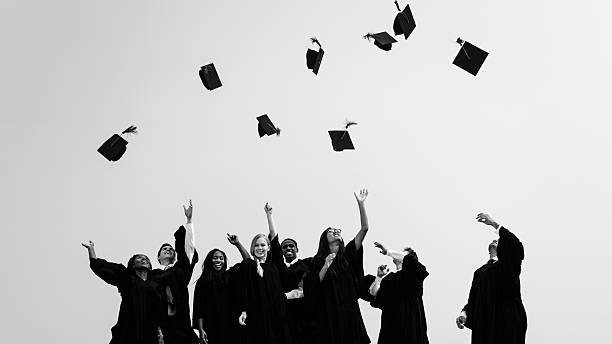 Successful Masters PHD Graduation College Concept Successful Masters PHD Graduation College Concept alumni stock pictures, royalty-free photos & images